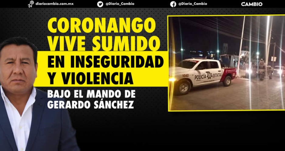 Arde Coronango en inseguridad: en 3 meses acumula siete ejecutados y un hombre víctima de levantón