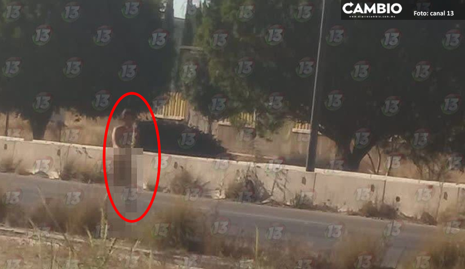 Esto es lo que sabemos de la mujer desnuda caminando por el Periférico Ecológico (FOTO)