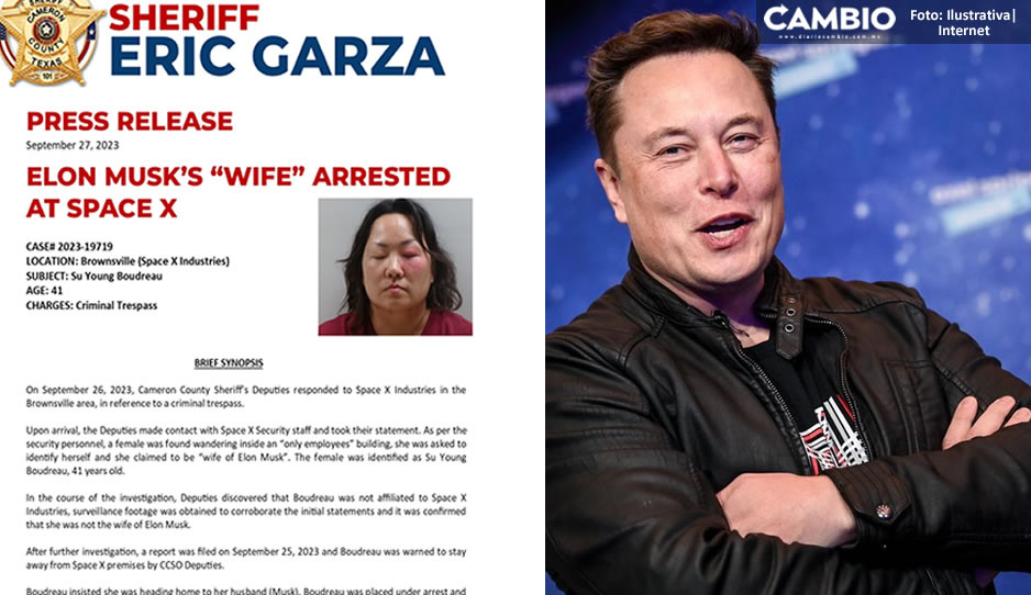 Detienen a mujer que fingió ser esposa de Elon Musk en Texas