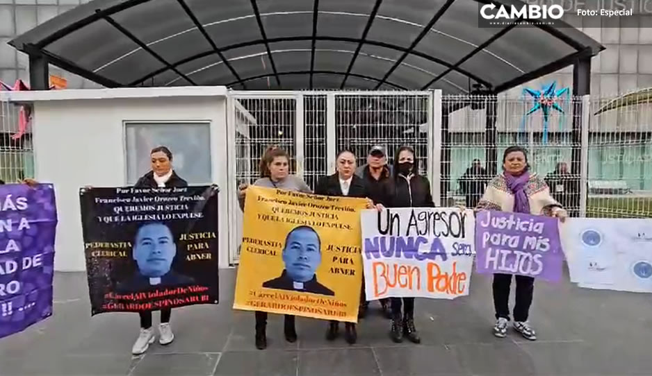 Mamá Abner protesta en Casa de Justicia; pide todo el peso de la ley para sacerdote que abusó de su hijo