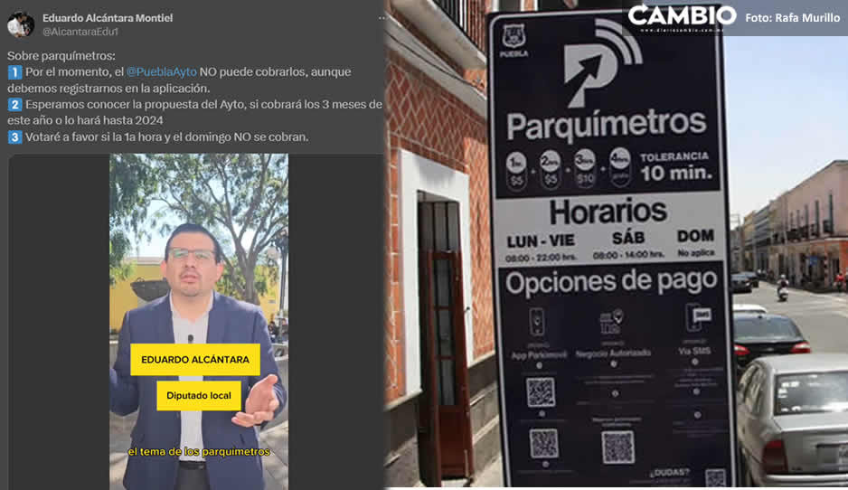 Bancada del PAN en el Congreso pone condiciones para aprobar el cobro de parquímetros (VIDEO)
