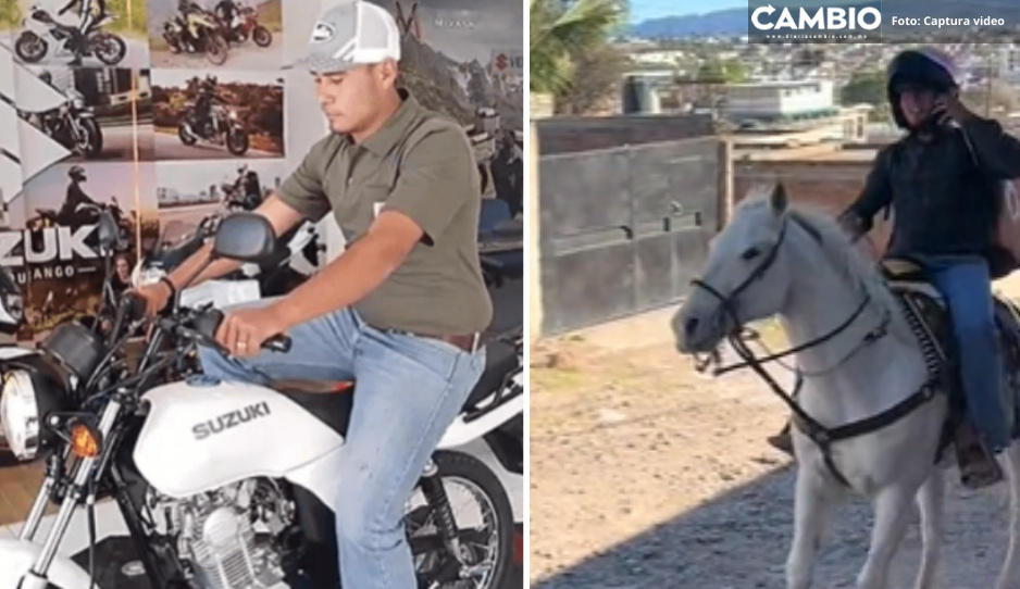 ¡Digno de aplausos! DiDi regala motocicleta a jinete repartidor (VIDEO)