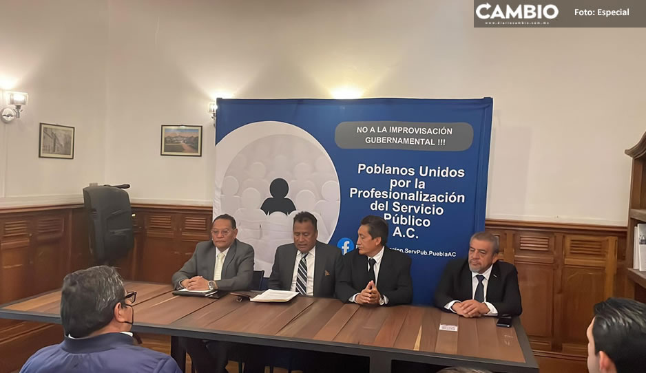 Funcionarios que funcionen: demanda asociación civil poblana de reciente creación