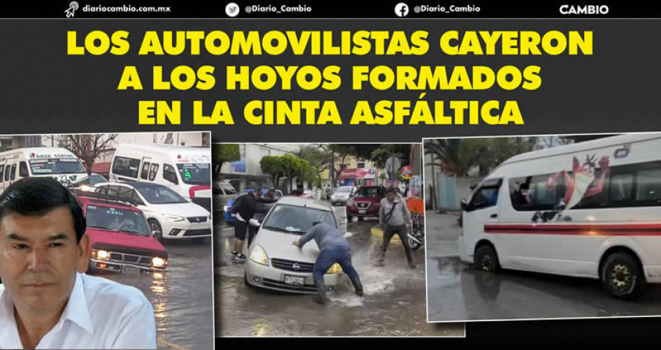 Obra chafa de Tepole no aguantó ni la primera lluvia; truena a los quince días