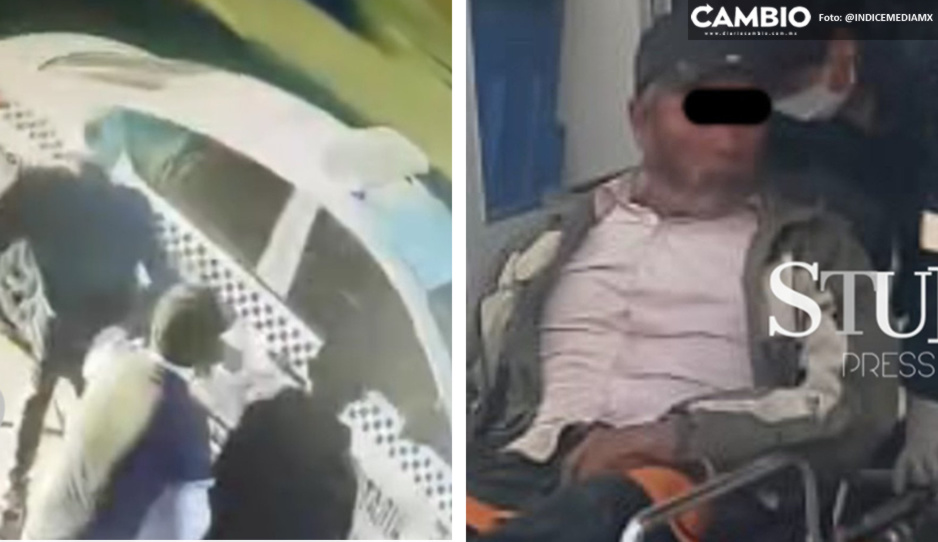 VIDEO: Funcionario público ebrio arrolla con patrulla a abuelito en silla de ruedas