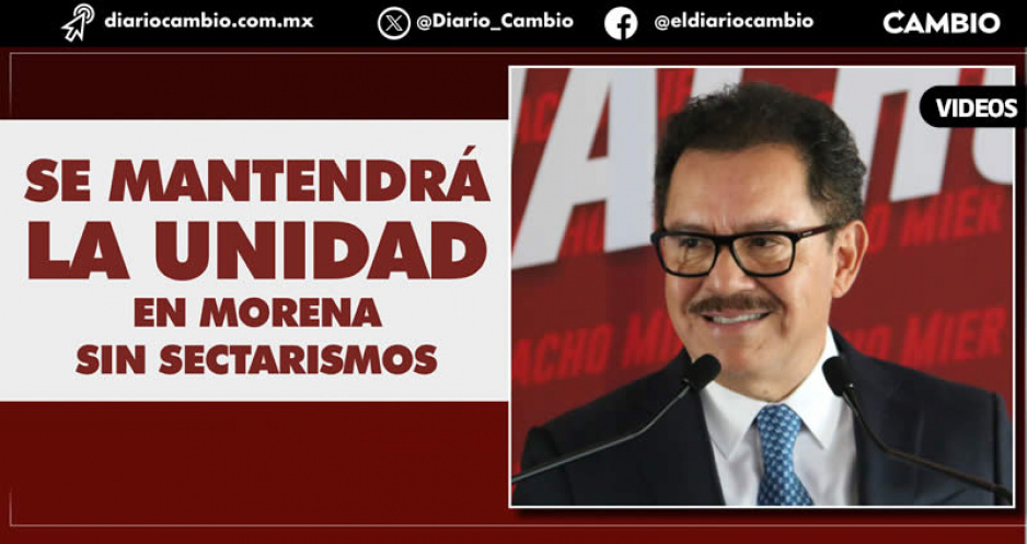 Pacto con Claudia Sheinbaum y con el pueblo mantendrá unidad en Morena: Nacho Mier