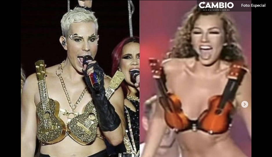 ‘Amor a la mexicana’ Christian Chávez rinde homenaje a Thalía con este sexy vestuario (VIDEO)