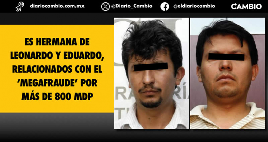 Cae la hermana de los Tiro Moranchel, Iris, por el fraude a través de SITMA