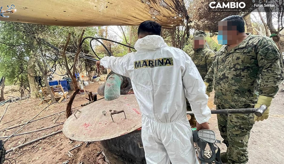 FOTOS: Semar desmantela mega narcolaboratorio en Sonora