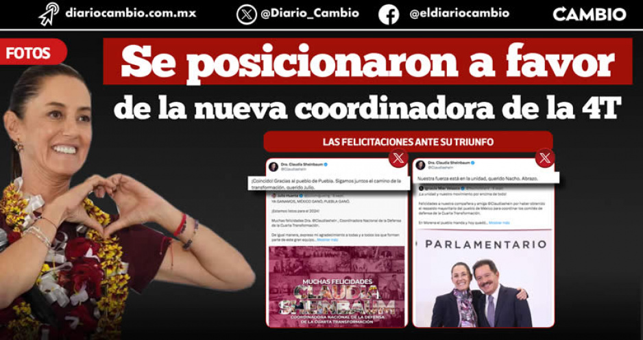 Sheinbaum solo respondió a Mier y Julio; ignoró a Armenta, Olivia y Rivera Vivanco