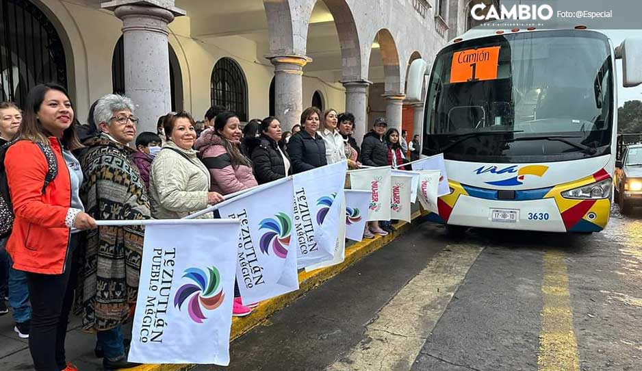 Arranca programa Mujer Bus en Teziutlán: Viajes turísticos gratuitos para mujeres de escasos recursos