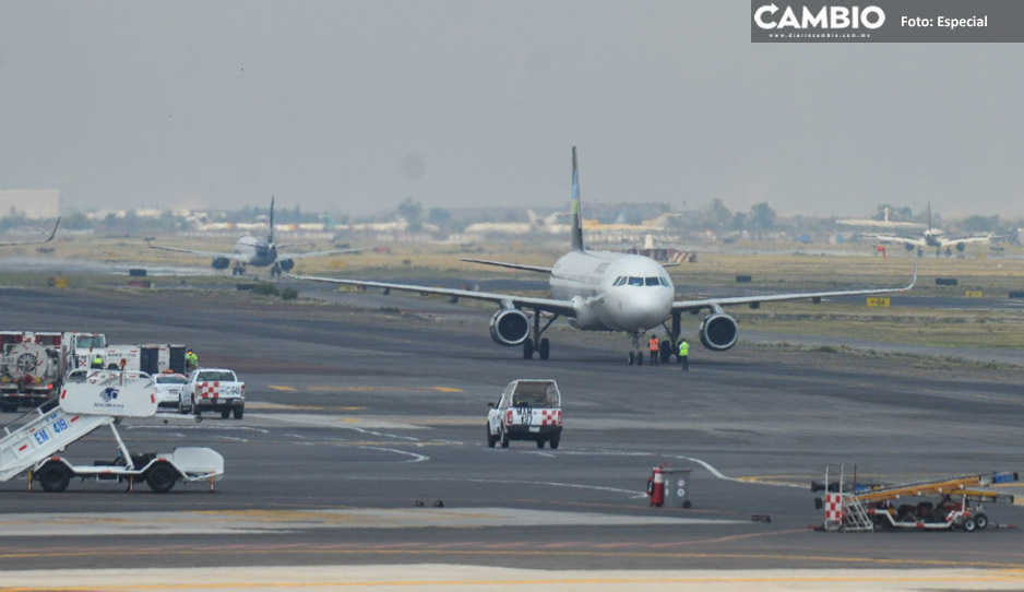 Dos aeronaves chocan en el Aeropuerto Internacional de la Ciudad de México