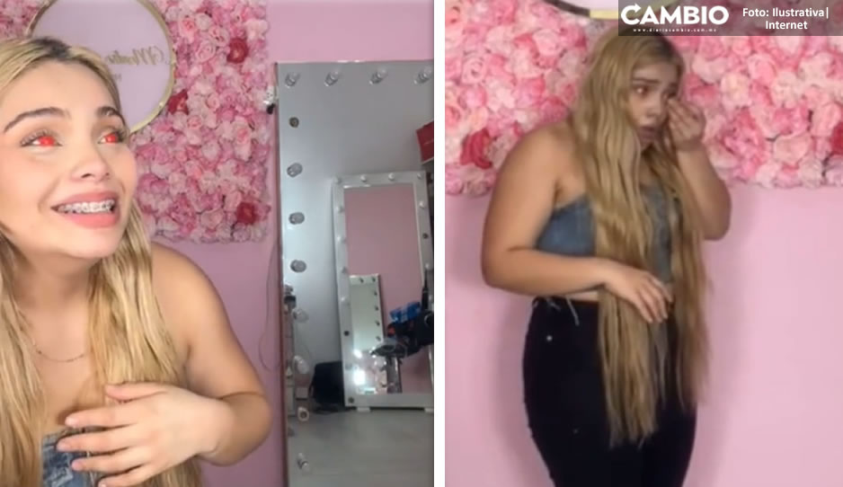 “Ángel, llévame al seguro”: Influencer pide ayuda tras perder la visión por ponerse unos pupilentes (VIDEO)