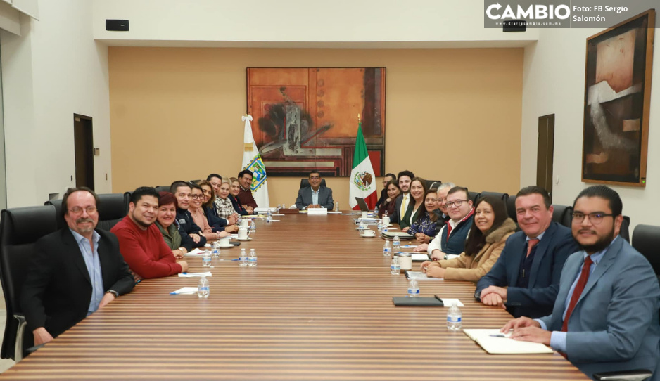 Sergio Salomón sostiene primera reunión del 2024 con su gabinete: “vienen grandes noticias”