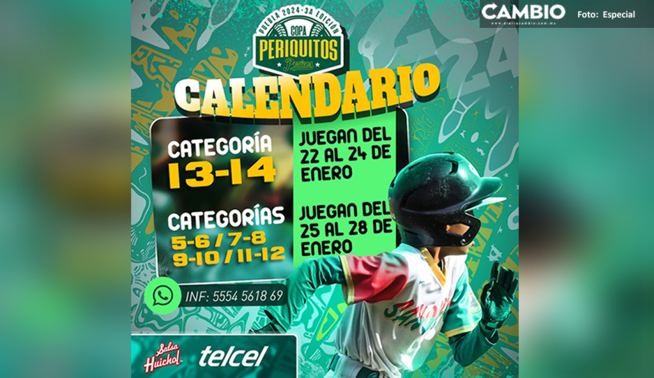 Pericos de Puebla presenta tercera edición de “Copa Periquitos”