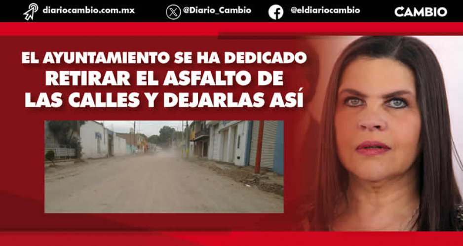 Layón pone en marcha obras y las deja abandonadas en Texmelucan
