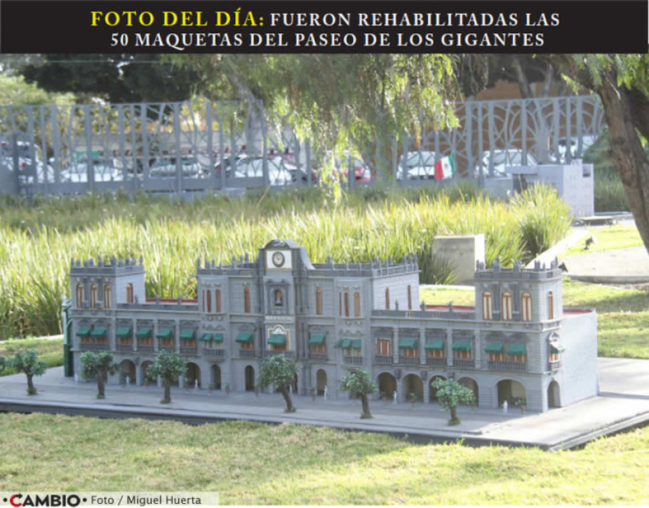 FOTO DEL DÍA: FUERON REHABILITADAS LAS  50 MAQUETAS DEL PASEO DE LOS GIGANTES