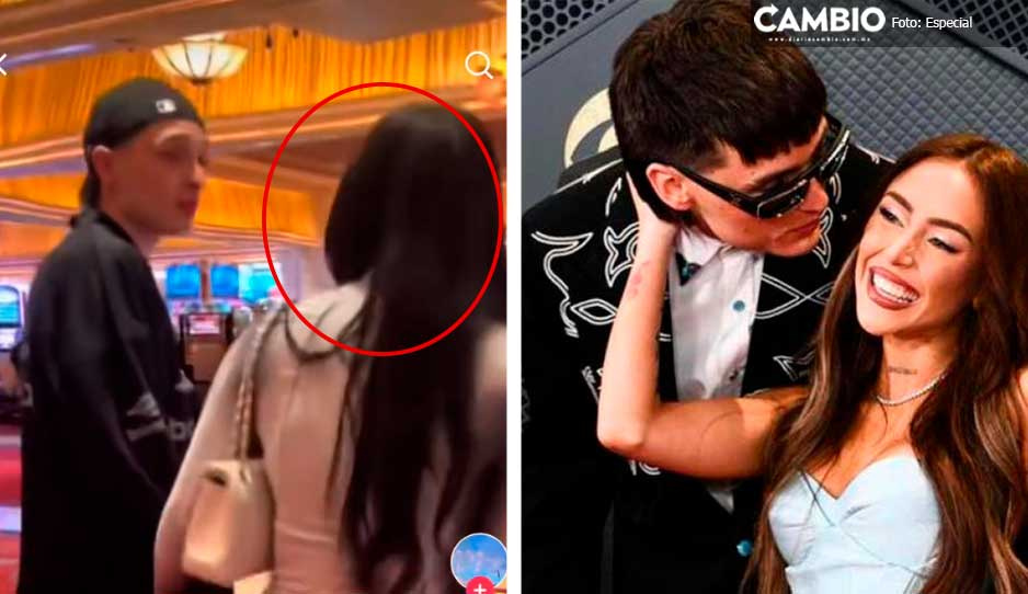 ¡No mi compa! Captan a Peso Pluma con otra mujer y Nicki Nicole borra sus fotos con él