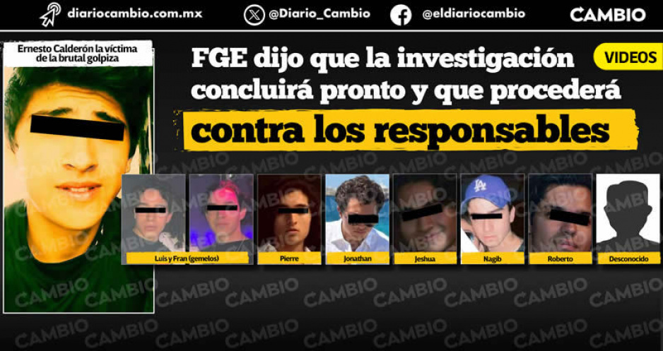 FGE va por mirreyes golpeadores; la víctima, Neto Calderón está en su domicilio y fuera de peligro