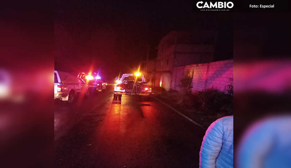 ¡Con unos tragos encima! Muere joven ebrio tras derrapar su moto en Tochimilco