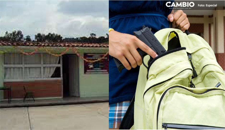 ¡Peligro en el aula! Estudiante amenaza con arma a sus compañeros en Tlapanalá