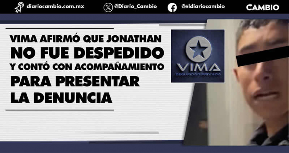Guardia ya denunció ante la FGE y VIMA rechaza haberlo despedido