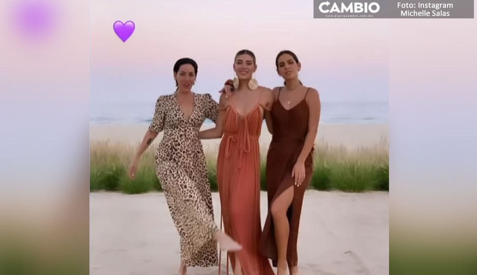¡Se reúne la Dinastía Pinal! Así lucieron Michelle, Stephanie Salas y Sylvia Pasquel en la playa (FOTO)