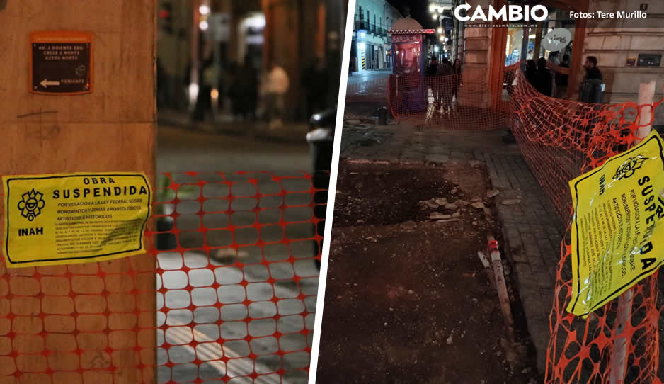 Por no tener permisos, INAH suspende obras de Lalo en el Centro Histórico (VIDEOS)