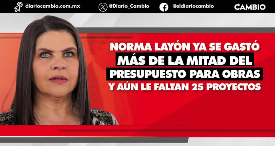 A cuatro meses de que acabe el año, Norma Layón solo tiene en proceso 15 de las 40 obras que prometió