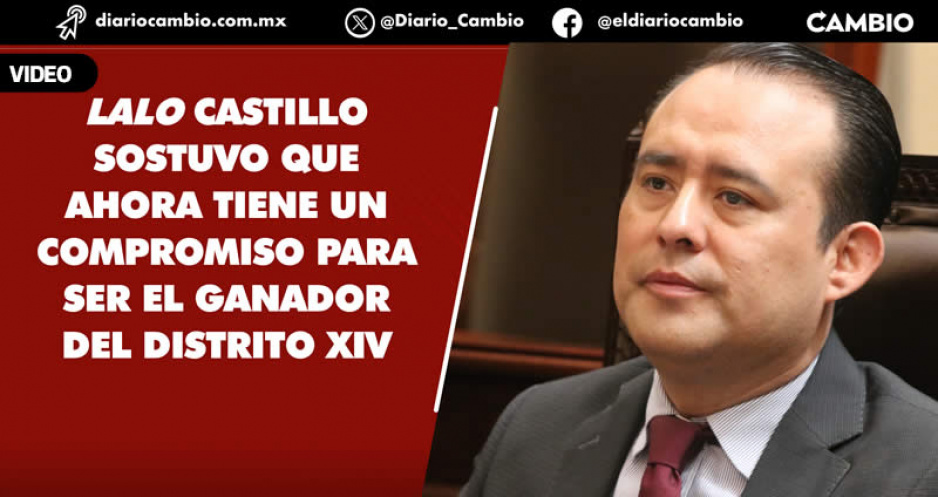 Lalo Castillo festeja candidatura por el distrito XIV y le tiende la mano a Melitón