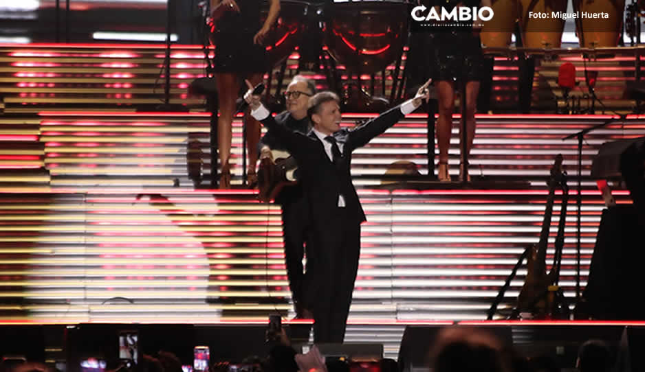 Show de Luis Miguel en Puebla duró más de una hora y media (VIDEO)