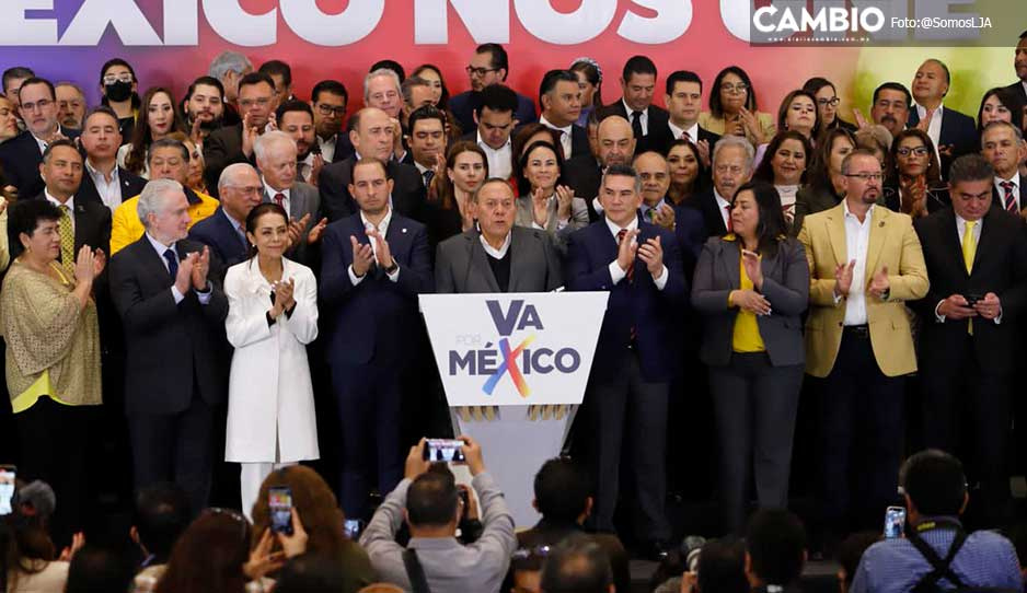 Va por México presenta método de elección para la candidatura presidencial de 2024
