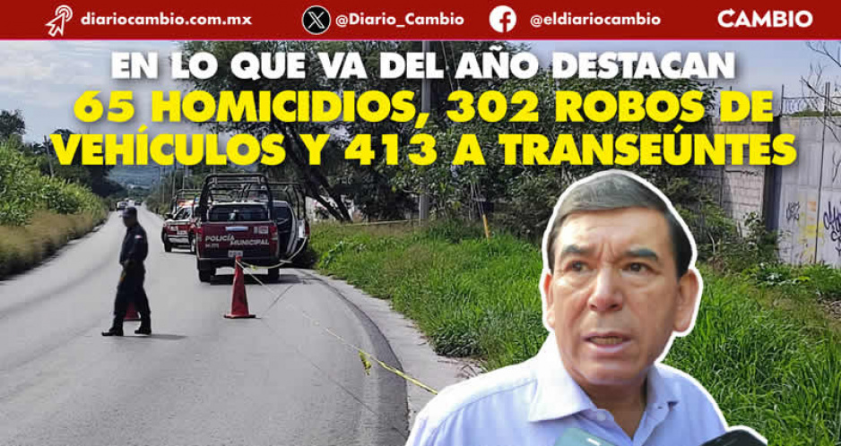 Pedro Tepole no puede con la inseguridad; diariamente se registran robos y homicidios
