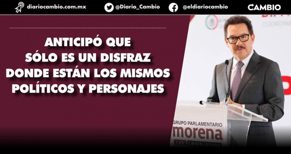 Frente Amplio por M&eacute;xico, m&aacute;s de lo mismo con los mismos pol&iacute;ticos liderados por Claudio X. Gonz&aacute;lez: Nacho Mier