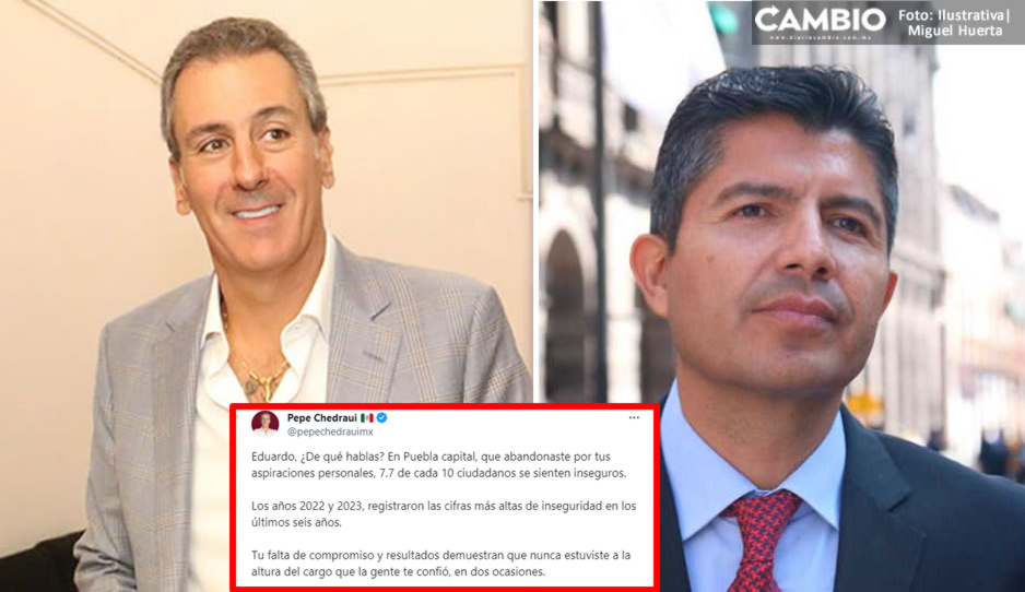 Pepe Chedraui se lanza vs Lalo: cuando fue alcalde Puebla registró los índices de inseguridad más altos (VIDEO)