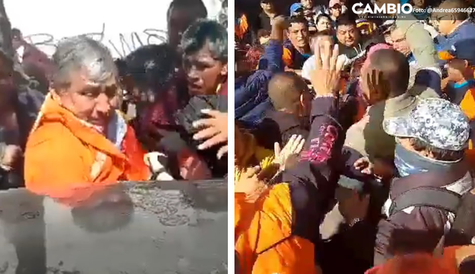 Salvador Pérez manda a golpear a naranjitas que piden removerlo como líder sindical (VIDEO)