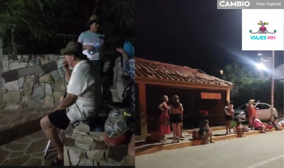Agencia “Viajes MH&quot; estafa y abandona a poblanos en Mazunte, Oaxaca (VIDEO)