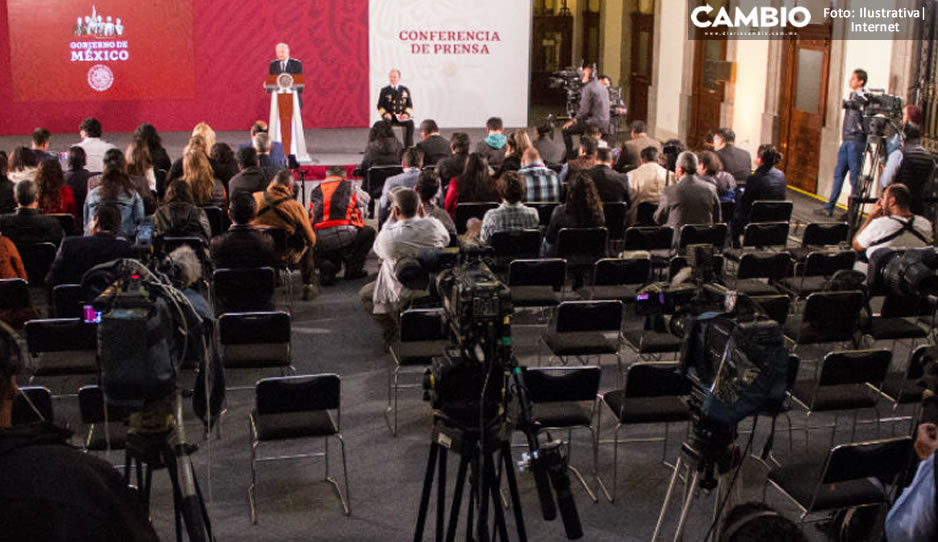 Denuncia Gobierno de AMLO ante FGR la filtración de datos de periodistas de la mañanera
