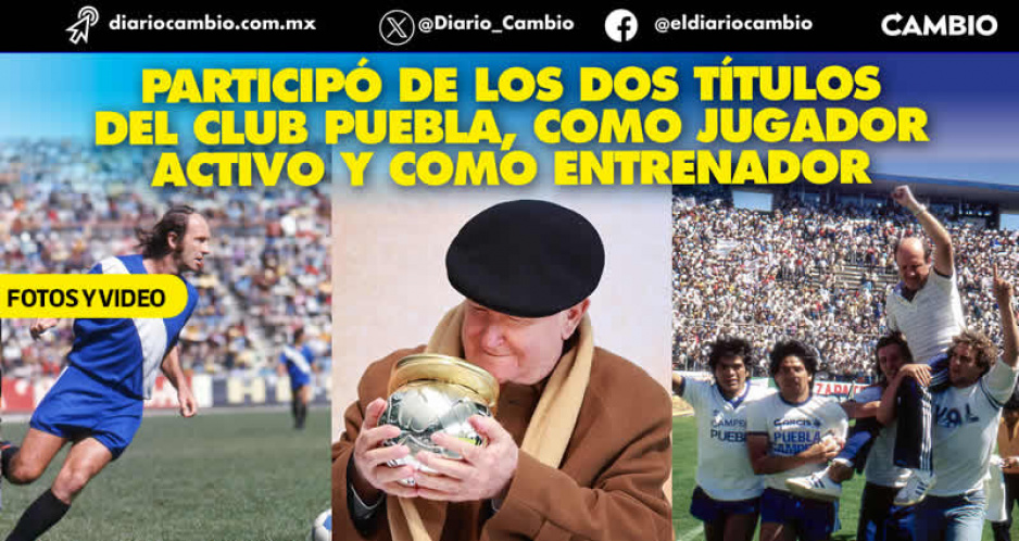 Liga Mx reconoce por su trayectoria a Manuel Lapuente, leyenda del Club Puebla