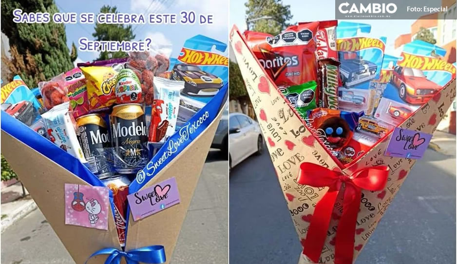 ¡Es tu turno chico! Tik Tok revienta con ramos de carritos y botanas para el 30 de septiembre (VIDEO)