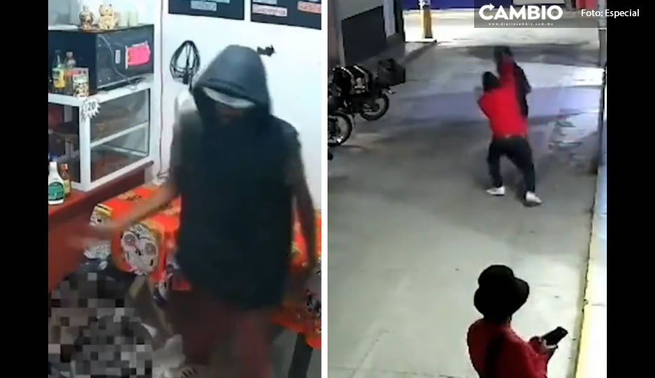 ¡Topó con pared! Indigente golpea a niño en pizzería y su papá le da golpiza (VIDEO)