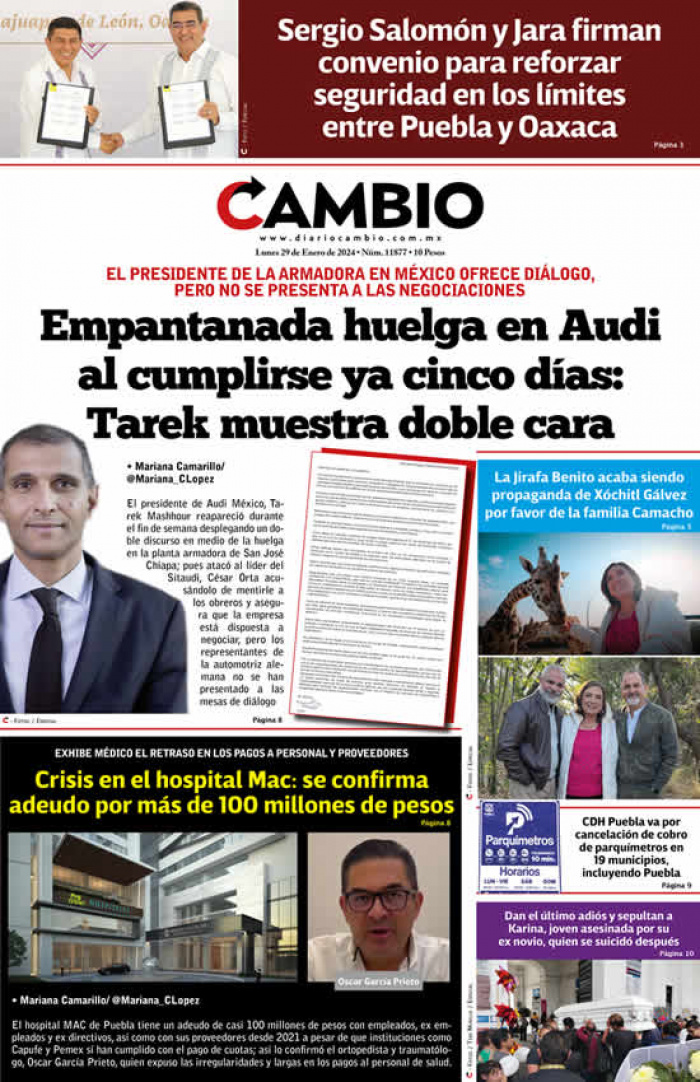 Empantanada huelga en Audi al cumplirse ya cinco días: Tarek muestra doble cara