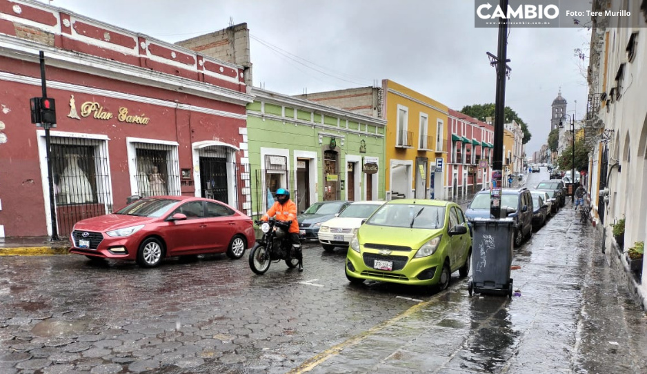 ¡Prepara el paraguas! Frente Frío mantendrá lluvias intensas en Puebla