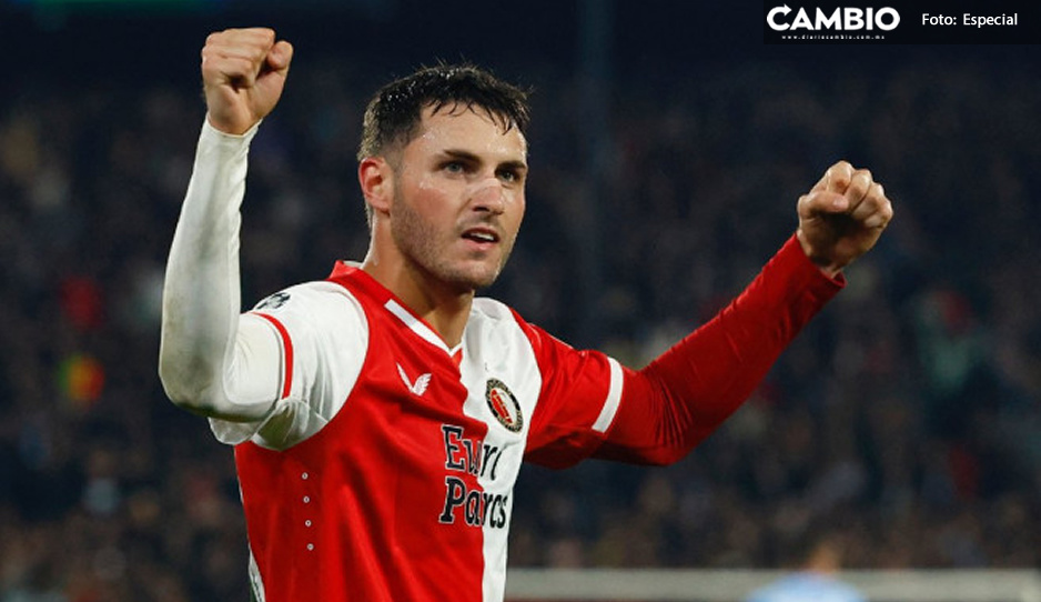 Santi Giménez, quinto mexicano en la historia que logra anotar doblete en la Champions League (VIDEO)