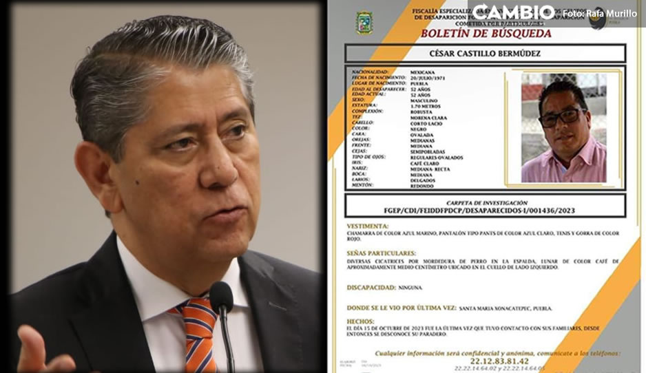 Cadáver hallado en Amozoc es del abogado desaparecido en Xonacatepec, confirma Fiscalía (VIDEO)