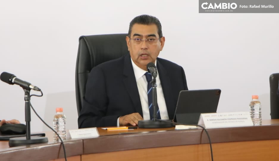 Sergio Salomón detalla el plan Coordinación Fuerza por Puebla; seguridad estatal y municipal se coordinará con la Marina