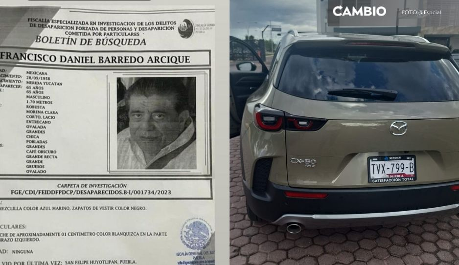 ¡Ayúdalo a regresar a casa! Francisco Daniel Barredo desapareció rumbo a Zacatlán
