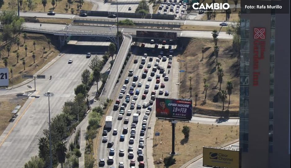 ¡Atento conductor! Gobierno de Puebla quitará vueltas a la izquierda en la Vía Atlixcáyotl