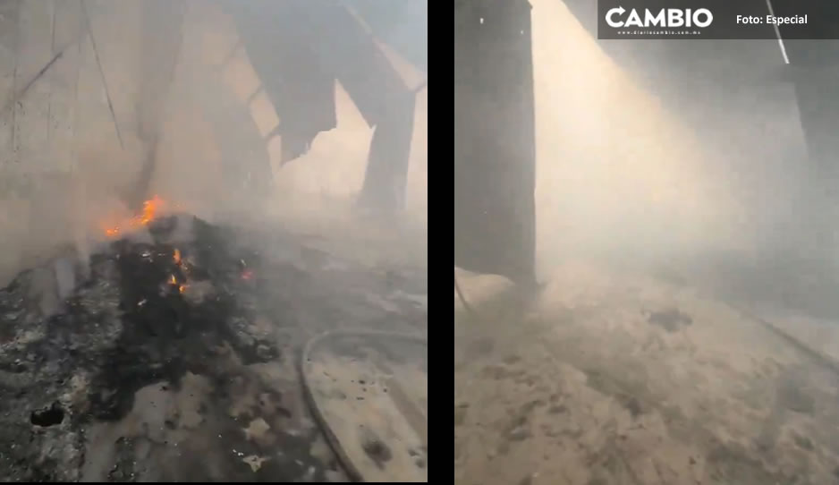 VIDEO: ¡Chamuscado! Así quedó la fábrica de Gamesa tras incendio en San José los Cerritos