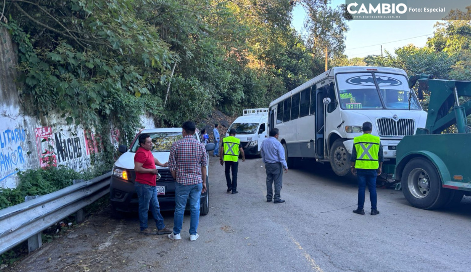 Detienen unidades de transporte pirata en Tlacuilotepec